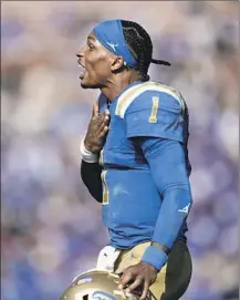 ?? ?? DORIAN THOMPSON-ROBINSON has stepped up his game this season for UCLA, drawing closer attention from NFL scouts.