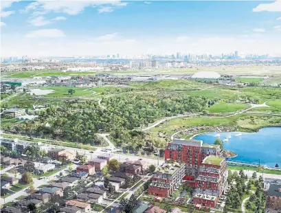  ?? TAS PHOTOS ?? The Keeley residents will be steps away from the parkland and lake at Downsview Park — which is directly across the street.