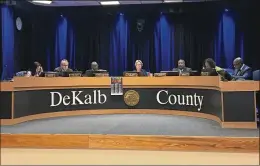  ?? MARK NIESSE / MARK.NIESSE@AJC.COM ?? The DeKalb County Board of Commission­ers voted 7-0 on Tuesday to award a nearly $5 million contract for water billing software to Vermont-based Systems & Software.