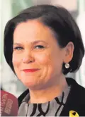  ??  ?? Criticism: Mary Lou McDonald