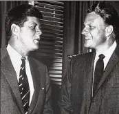  ?? CHARLOTTE OBSERVER ?? Billy Graham with President John F. Kennedy.