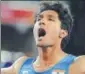  ??  ?? High jumper Tejaswin Shankar.