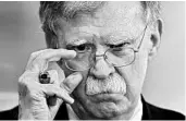  ?? SERGEI GAPON/GETTY-AFP ?? It’s unclear if testimony from former U.S. national security adviser John Bolton, who left the White House in September, would hurt or help President Donald Trump.