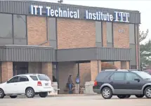  ?? MATT KRYGER, THE INDIANAPOL­IS STAR ?? ITT Technical Institute has stopped enrolling new students. Thursday, the Department of Education banned ITT from enrolling new students who depend on federal aid.