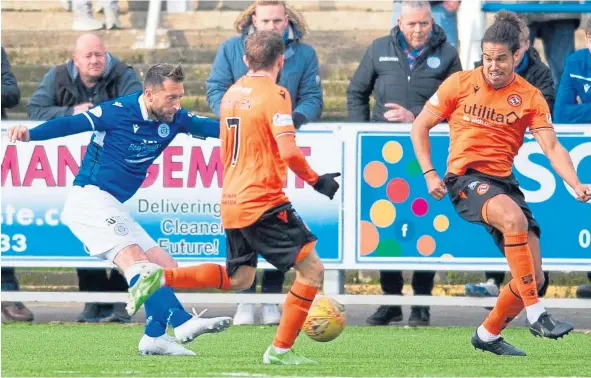  ??  ?? Dundee United are looking to bounce back from last Saturday’s 4-0 defeat at Queen of the South in their upcoming home double-header.