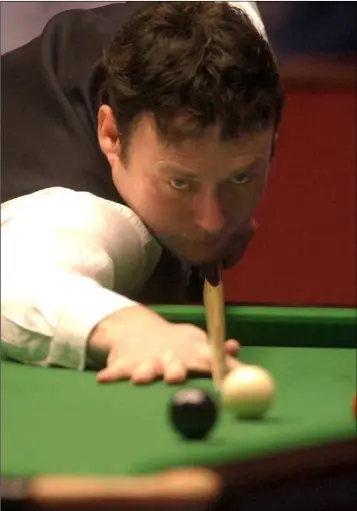  ??  ?? Jimmy White, surely the best snooker player not to have won the world championsh­ip title.