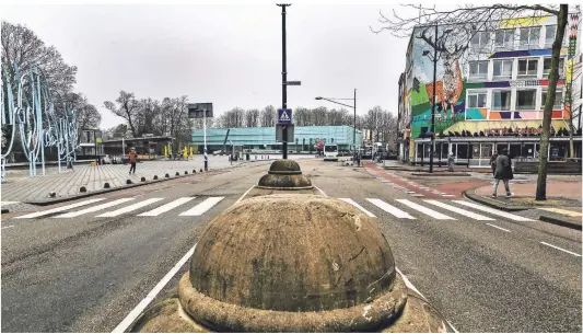  ?? RP-FOTO: GOTTFRIED EVERS ?? Die Straßen in Nimwegen sind derzeit deutlich leerer als sonst.