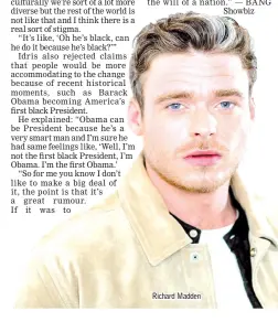  ??  ?? Richard Madden