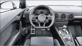  ??  ?? The modifiable gauge layout — part of Audi’s Virtual Cockpit display — is a marvel of efficiency and is relatively easy to master.