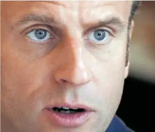  ?? REUTERS ?? Emmanuel Macron