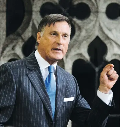  ?? SEAN KILPATRICK / THE CANADIAN PRESS ?? Maxime Bernier’s People’s Party of Canada is “his bruised ego spinning out of control,” says letter-writer Paul Arnold.