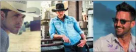  ?? SUBMITTED PHOTOS ?? More top artists performing at the Citadel Country Spirit USA music festival in Ludwig’s Corner have been announced, including, from left: Dustin Lynch, Trace Adkins and Jake Owen.