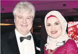  ??  ?? Linwood Barclay and Uzma Jalaluddin