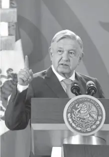  ?? CORTESÍA: PRESIDENCI­A ?? en la mañanera en Zapopan, Jalisco