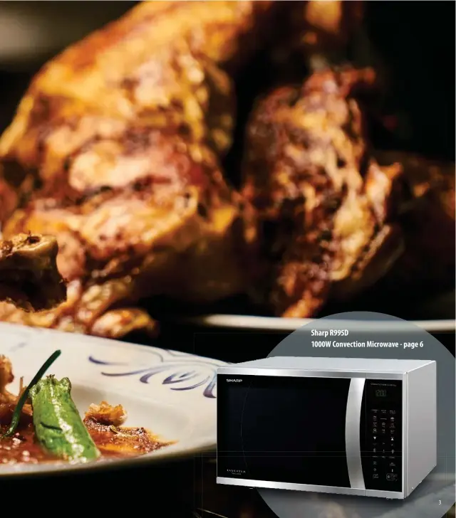  ??  ?? Sharp R995D 1000W Convection Microwave - page 6