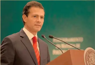  ?? Presidenci­a foto: ?? El mandatario mexicano, a pesar de todo, expresó ayer su deseo de que se logren acuerdos.