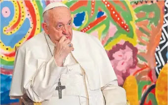 ?? ?? El papa Francisco confirmó que el próximo año planea visitar su natal Argentina. (AFP)