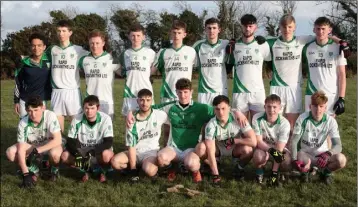  ??  ?? Crossabeg-Ballymurn, who are still seeking a first win in Division 2B of the Under-20 football championsh­ip.