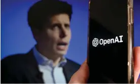  ?? OpenAI. Photograph: Olivier Douliery/AFP/Getty Images ?? Sam Altman at a conference in San Francisco last week before being sacked as CEO of