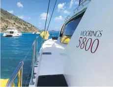  ??  ?? The Moorings is among several charter services offering vessels to tourists visiting the stunning British Virgin Islands for a holiday.