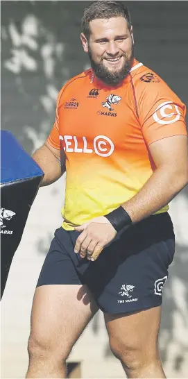  ?? Picture: Gallo Images ?? INJURED. Sharks prop Thomas du Toit is doubtful for Saturday’s Currie Cup semifinal showdown against the Blue Bulls.