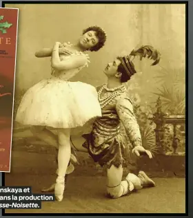  ?? ?? Olga Preobrajen­skaya et Nikolai Legat dans la production originale de Casse-Noisette.