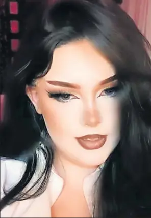  ?? ?? CHANGING FACE OF CHARLOTTE
TikTok star’s videos of her make-up magic have been watched millions of times online... but not every comment she’s had has been positive