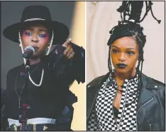  ?? — GETTY IMAGES ?? Lauryn Hill’s model daughter, Selah Marley, right, opens up about her childhood trauma.