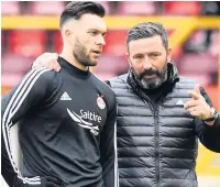  ??  ?? KEEP FIT McInnes has a routine for stars like Connor McLennan