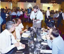  ??  ?? Wine enthusiast­s are treated to a comprehens­ive wine education
with free master classes during the
event.