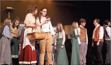  ??  ?? Rockmart drama students put on a production of “Sweeney Todd” this past week and weekend at the Rockmart Theatre. They opened the show on March 23 and closed it on March 26, the biggest production they’ve put on this year.
Tyler Williams / Standard...