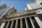 ?? MARK LENNIHAN — THE ASSOCIATED PRESS FILE ?? This file photo shows the New York Stock Exchange. A plunge in Facebook shares erased almost $120 billion of the social media giant’s market value Thursday, snapping a three-day winning streak for the S&amp;P 500 index.