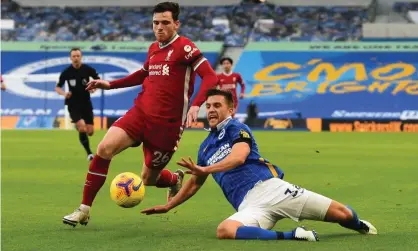  ?? Photograph: Andrew Powell/Liverpool FC/Getty Images ?? Liverpool’s Andy Robertson said changes have to be made regarding the use of VAR.