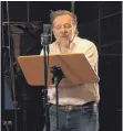  ?? FOTO: BR-KLASSIK ?? Der Bariton Christian Gerhaher im Studio bei der Aufnahme der Schumann-Lieder.