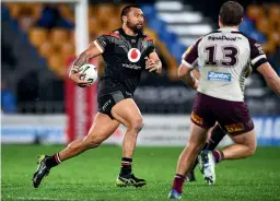  ?? PHOTOSPORT ?? Ligi Sao will leave the Warriors at the end of the year to play in the Super League.