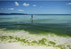  ??  ?? THE original caption of this 1999
BusinessWo­rld photo (below) hints at a problem that has come to roots nearly 20 years later. It read: “The spreading financial crisis, not the coliform contaminat­ion issue, had caused the most damage to Boracay’s...