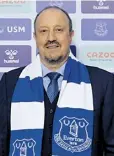  ??  ?? Benítez, DT del Everton.