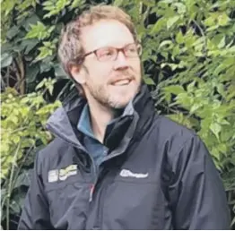  ?? SUSSEX WILDLIFE TRUST ?? Communitie­s and wildlife officer James Duncan