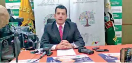  ??  ?? AUTORIDAD. Paúl Torres Moreno, coordinado­r zona 7 de la Secretaria Nacional del Deporte.