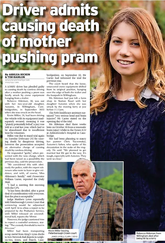 Driver admits causing death of mother pushing pram - PressReader