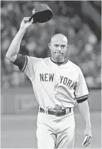  ?? BOB DECHIARA/USA TODAY SPORTS ?? Yankees reliever Mariano Rivera should be elected to the Hall of Fame in his first year of eligibilit­y.