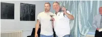  ??  ?? Division 1 Pairs Champions Scott Wilson and Craig Wilson, Rhydyfelin RFC A