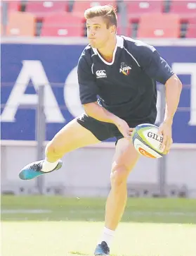  ?? Picture: Gallo Images ?? GOOD NEWS? Scrumhalf Louis Schreuder could boost the Southern Kings for their tough trip to Durban this weekend.