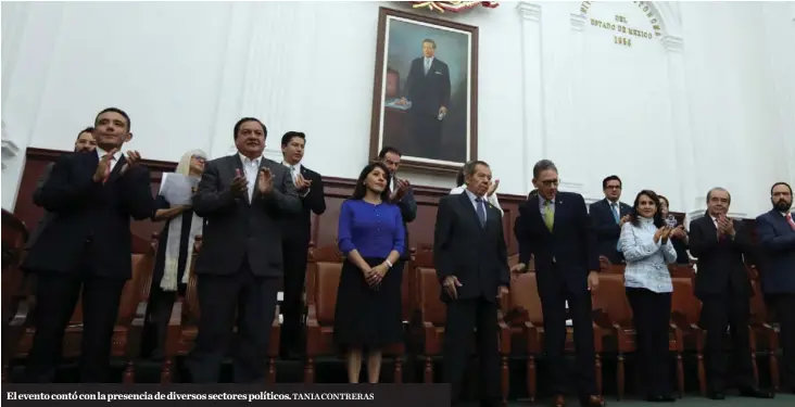  ?? TANIA CONTRERAS ?? El evento contó con la presencia de diversos sectores políticos.