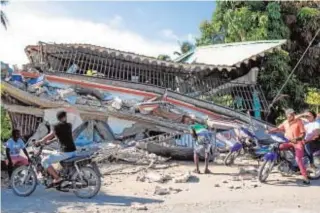  ?? // EFE ?? Los daños fueron numerosos en Puerto Príncipe