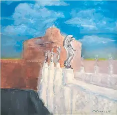  ??  ?? “Castel Sant Angelo” (1990-1991), de Rómulo Macció, a subasta.