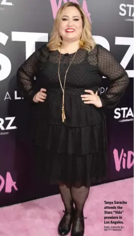  ?? EARL GIBSON III/ GETTY IMAGES ?? Tanya Saracho attends the Starz “Vida” premiere in Los Angeles.