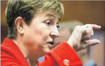  ??  ?? Ejecutiva. La directora ejecutiva del Banco Mundial, Kristalina Georgieva.