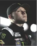  ?? JAMES GILBERT/GETTY IMAGES ?? Ty Gibbs looks on during qualifying for the Busch Light Pole at Daytona Internatio­nal Speedway on Wednesday in Daytona Beach, Fla.