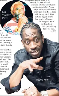  ?? FILE ?? Lee ‘Scratch’ Perry Bounty Killer